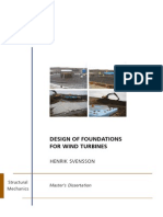 Design of Foundations for Wind Tur