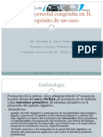 Fístula Anorrectal Congénita en H