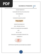 Consumer Service and Satisfaction