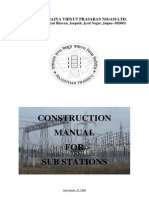 Construction Manual for Sub-stations