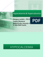 Hypocalcemia & Hypercalcemia