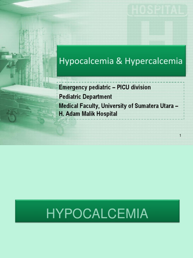 Hypocalcemia & Hypercalcemia | PDF | Endocrine System | Medicine
