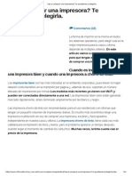 Vas A Comprar Una Impresora - Te Ayudamos A Elegirla PDF