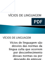 Vícios de linguagem e erros gramaticais