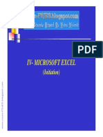 01 Excel Initiation PDF