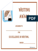 Award Writing