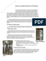 RFP B - Accessible Entrances at TTC Stations