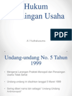 Hukum Bisnis Persaingan Usaha