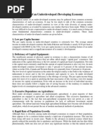 Characteristics of Developing Countries | PDF | Developing Country ...
