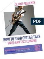 How To Read Guitar Tabs