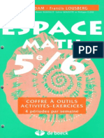 Espace Math 5e-6e Exercices & Outils 4h PDF