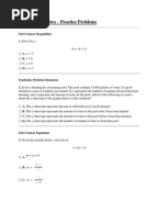 glencoe algebra practice ws | Equations