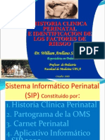 Historia Clinica Perinatal e Identificación de Factores de Riesgo