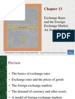 Exchange Rates and The Foreign Exchange Market: An Asset Approach