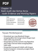 Download Chapter 10 - Bukti Audit Dan Kertas Kerja by janetsheila SN244110970 doc pdf