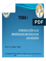 Tema I. Introducción A Las Propiedades Mecánicas de Los Sólidos PDF