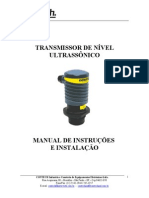 Ultrassônico Nível Manual