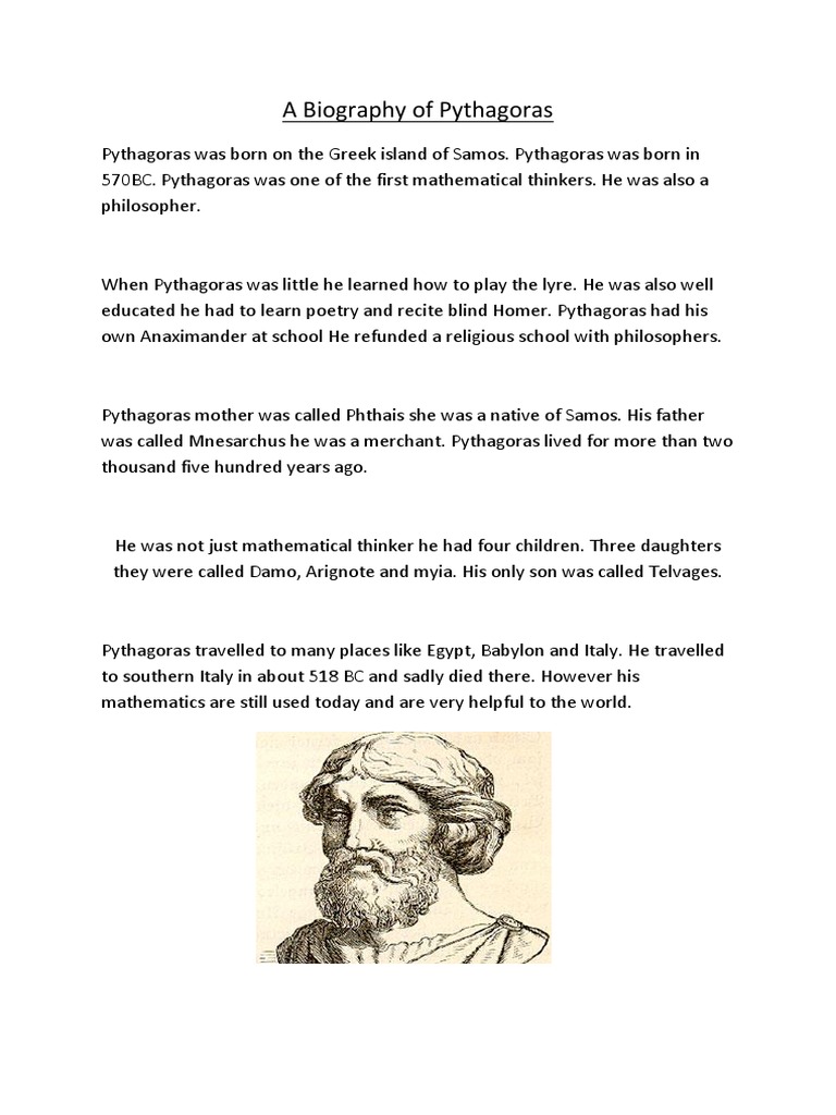 Pythagoras bibliography 2024