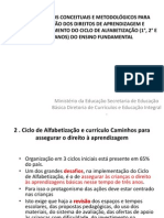 Elementos Conceituais e Metodológicos para Definição Dos Direitos de Aprendizagem e Desenvolvimento Do Ciclo de Alfabetização