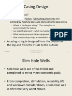 Casing Design Hand Calculation Design Example