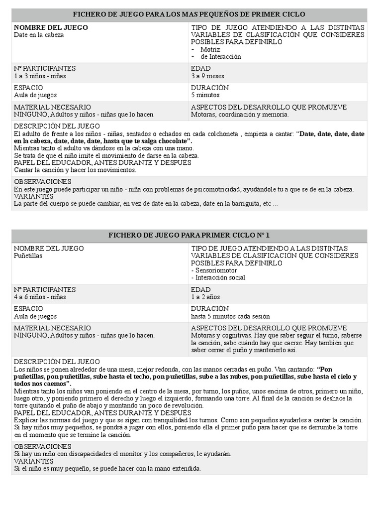 Fichero De Juegos Pdf Adultos