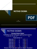 Notasi Sigma
