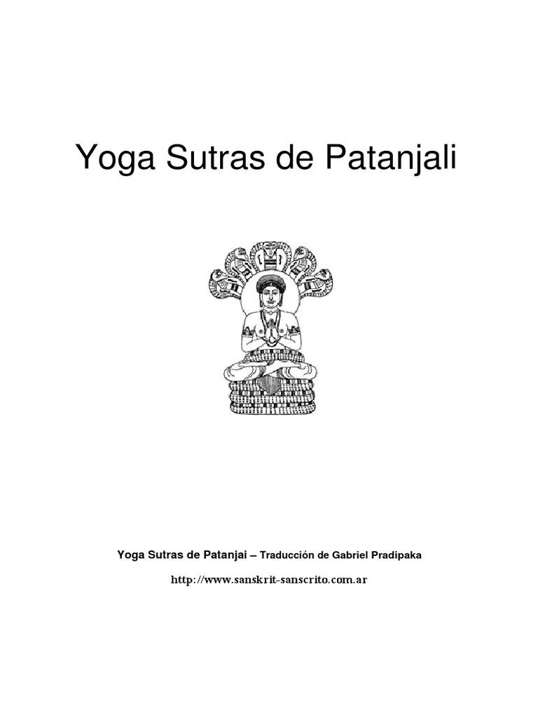 Yoga Sutras de Patanjali PDF | PDF | Religión y espiritualidad