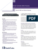 Mediant 1000 E-SBC Datasheet