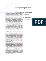 Código de Operación PDF