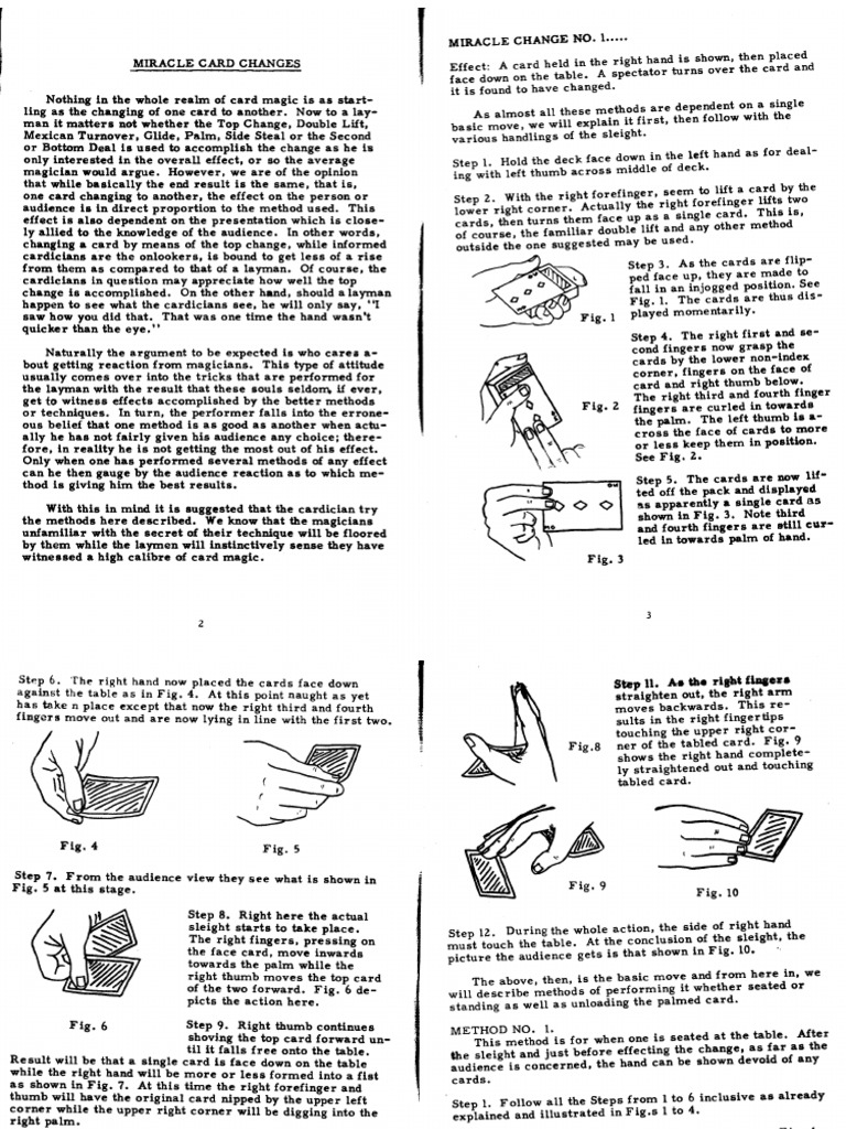 Ed Marlo - Revolutionary Card Technique | PDF | Games Of