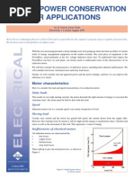 Energy Power Conservation in Motor Applications