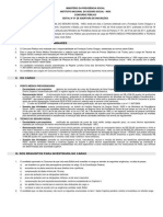 Edital Tecnico Previdenciario PDF