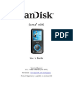 Sansa E200 UserManual