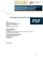 Enfoque de La Acción Sin Daño - Módulo 1 PDF