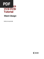 Synopsys Vcs/Vcsi Tutorial: Watch Design