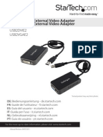 USB 2.0 To DVI External Video Adapter USB 2.0 To VGA External Video Adapter