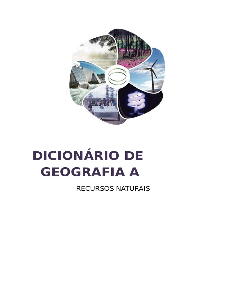 Dicionário de Geografia e Recursos Naturais | PDF | Minerais | Metais