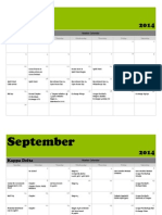 FD Fall Calendar