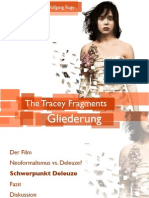 Das Zeitbild in "The Tracey Fragments"