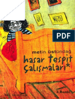 Metin Üstündağ - Hasar Tespit Çalışmaları