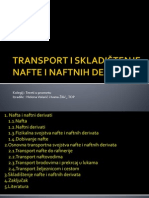 Transport I Skladištenje Nafte I Naftnih Derivata