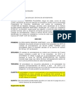 Proceso Ejecutivo Por Incumplimiento de Contrato de Arrendamiento