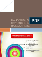 Planificación por Proyectos en Educación Media