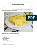 Blog - Giallozafferano.it-Pasta Con Cipolle Mascarpone e Zafferano PDF