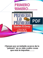 Presentacion Libro Primero Lo Primero