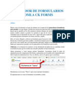 GENERADOR DE FORMULARIOS PARA JOOMLA CK FORMS.docx