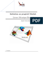 Initiation Aux TP - Matlab