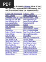 50 .Net C# CSharp Tutorial Programs (Version 5 - July 2013 - Code-Kings) PDF