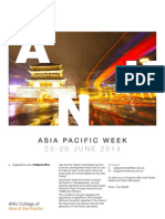 Asia Pacific Week 2014 Flyer
