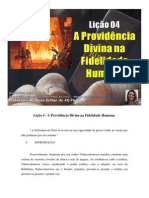 Lição 4 - Subsídio - A Providência Divina na Fidelidade Humana.docx